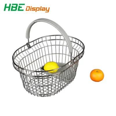 Convenience Pharmacy Cosmetic Store Metal Wire Shopping Baskets