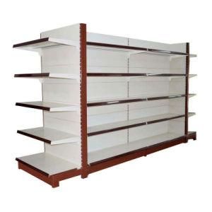 Four-Side Supermarket Metal Display Rack Heavy Duty Display Shelf