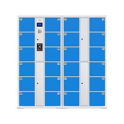 Hot Selling 24 Door Face Recognition Locker Smart Metal Locker