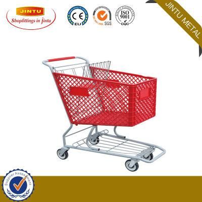 China Plastic Shopping Cart Trolley Manufacturer