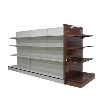 Double Side Gondola Design Supermarket Store Goods Display Shelf