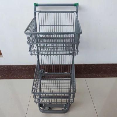 Supermarket Metal Grocery Shopping Trolley Carts