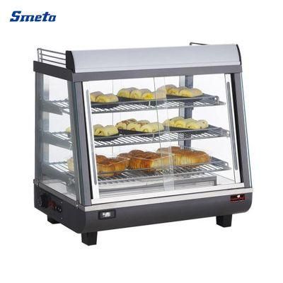 Smeta 136L Commercial Hot Food Counter Top Pastry Display Showcase