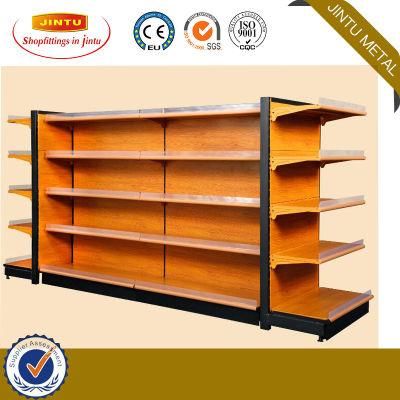 High Quality Backing Plate Metal Wall Gondola Supermarket Shelf