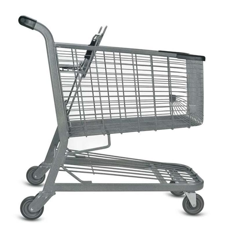 Supermarket Shopping Trolley & Carts, Convenience Store Shopping Cart, Hand Push Cart for Shopping