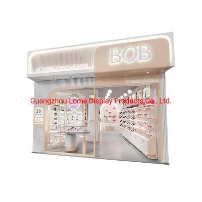Cosmetic Display Interior Design High End Shelves Skincare Showcase Stand