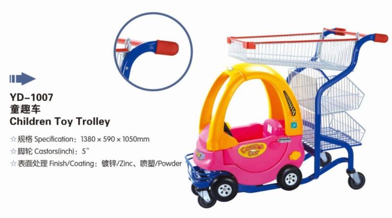 High Quality Children′ S Fun Trolley with Four Wheels