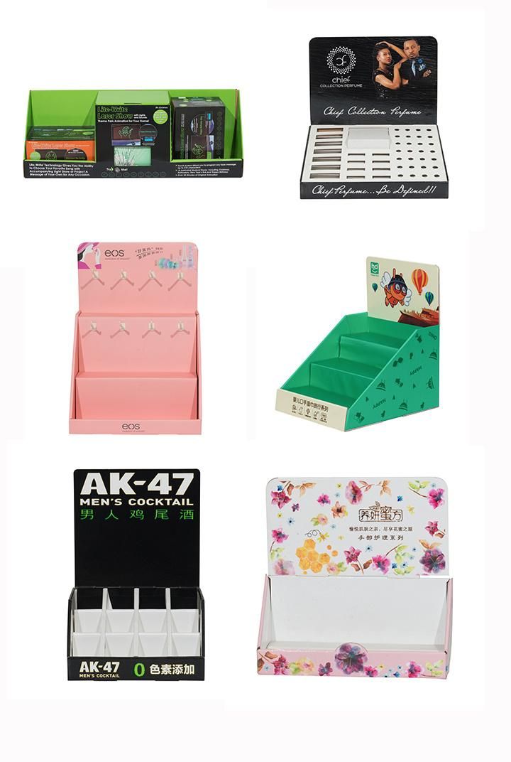 Eco Friendly Portable Cardboard Counter Display Supermarket Promotion Table
