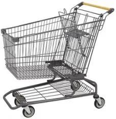 100L Supermarket Shopping Metal Supermarket Shopping Trolley