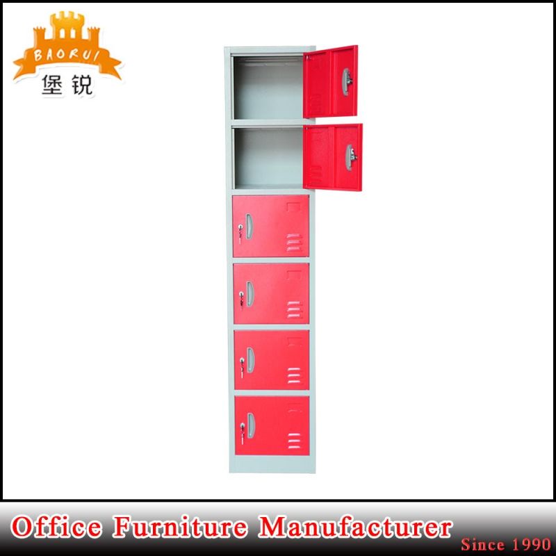 EAS-090 Factory Price Personal Pink Steel Locker Metal 6 Door Locker