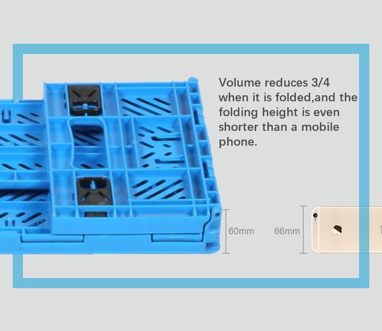 Stackable Supermarket Storage Plastic Folding Box