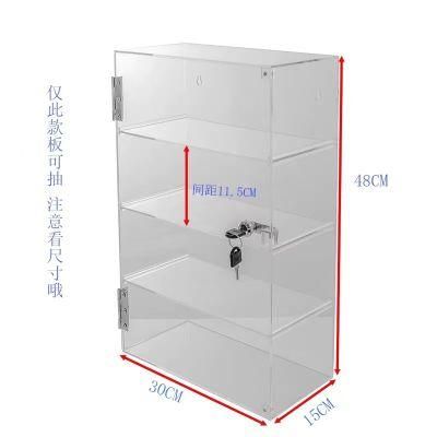 Custom Clear Display Rack Acrylic Standee Plastic Countertop Cigarette Step Holder Display Products Stand
