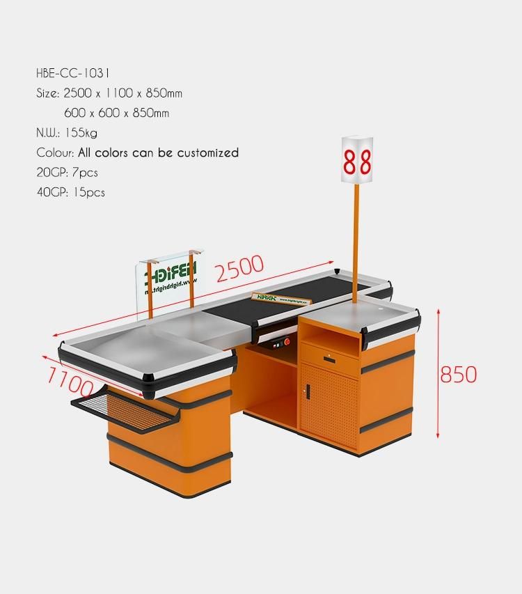 Factory Direct Sell Supermarket Electrical Cash Counter