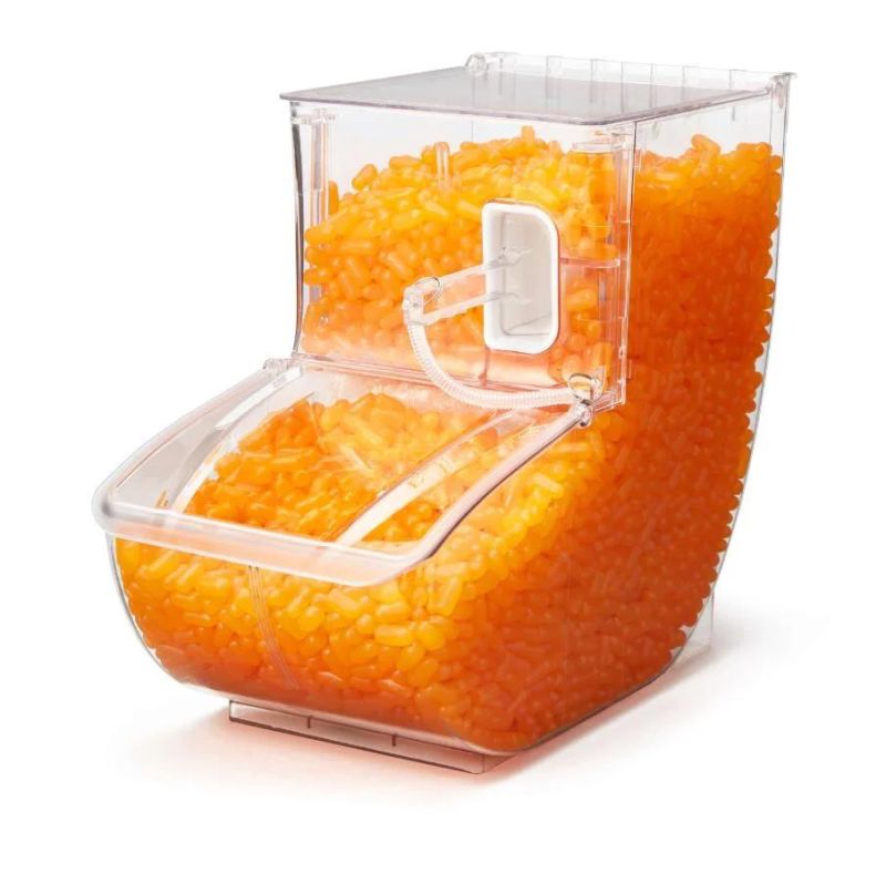 Single Cereal Dispenser Gravity Bin for Cereal&Candy Dispensing