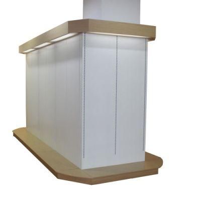 Newly Design Supermarket Wall Shelf with Ad Adviersing