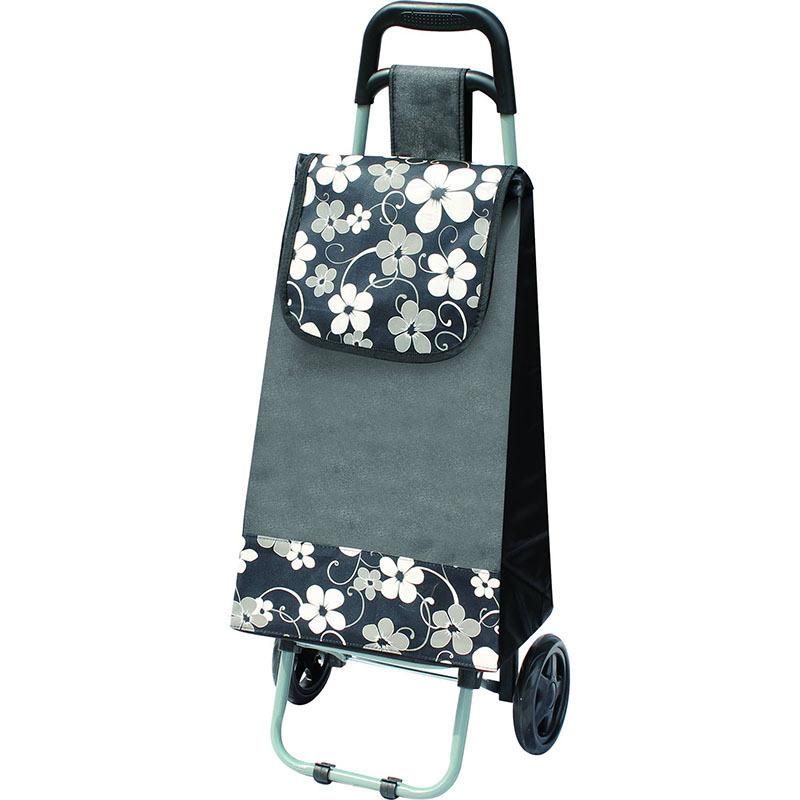 Fashion Satin Customized Printing Surpermarket Shopping Trolley Cart