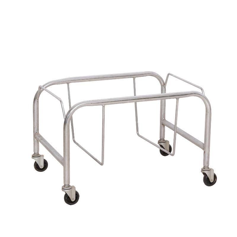 Shopping Basket Stand Galvanized Baskets Shopping Basket Holder Wholesale for Supermarket with Wheels