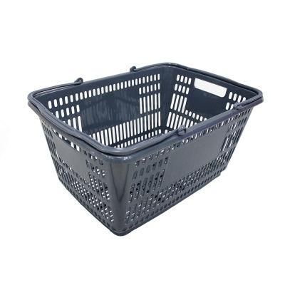 Plastic Shopping Basket with 2 Handles