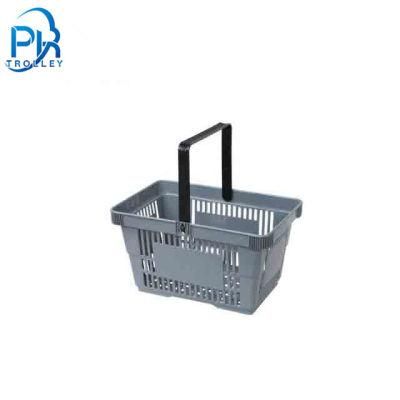 Plastic Supermarket Shopping Basket Retail Handle Shopping Basket for Sale