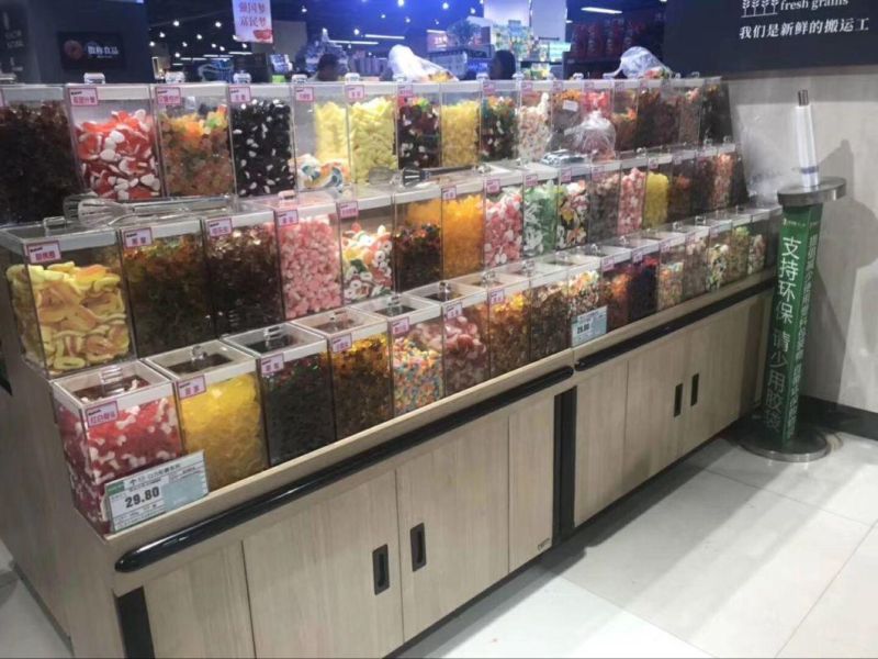 High Quality Dry Food Sealed Bins for Supermarket