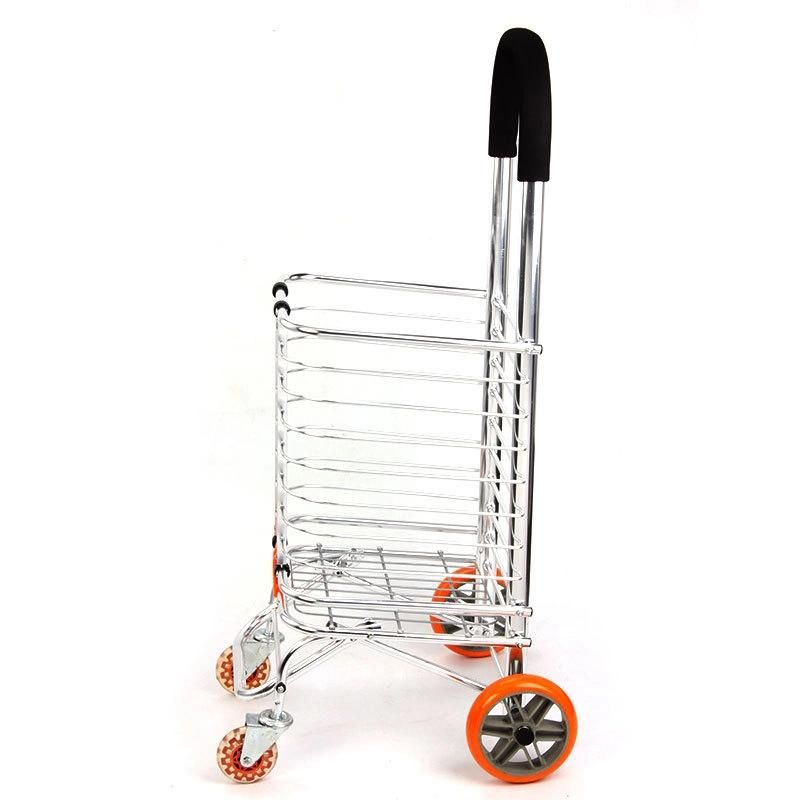 Factory Direct High Quality Aluminum Alloy Portable Folding Shopping Trolleys