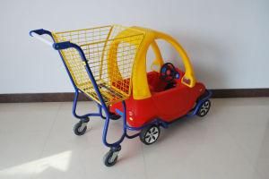 4 Wheels Steel Chrome Galvanized Supermarket Shopping Trolley 965 Kids Cartoon Trolley