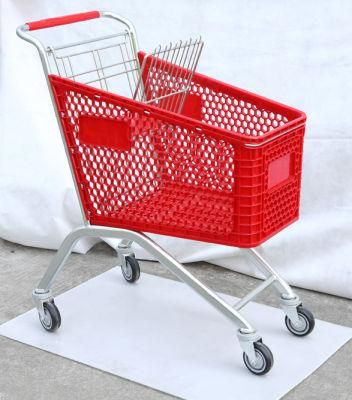 Plastic Supermarket Hypermarket Shopping Trolley