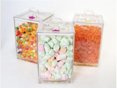 High Clear Acrylic Airtight Candy Bin for Supermarket