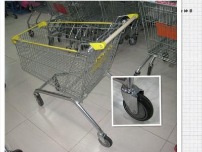 Top Quality 100L European Supermarket Shopping Trolley