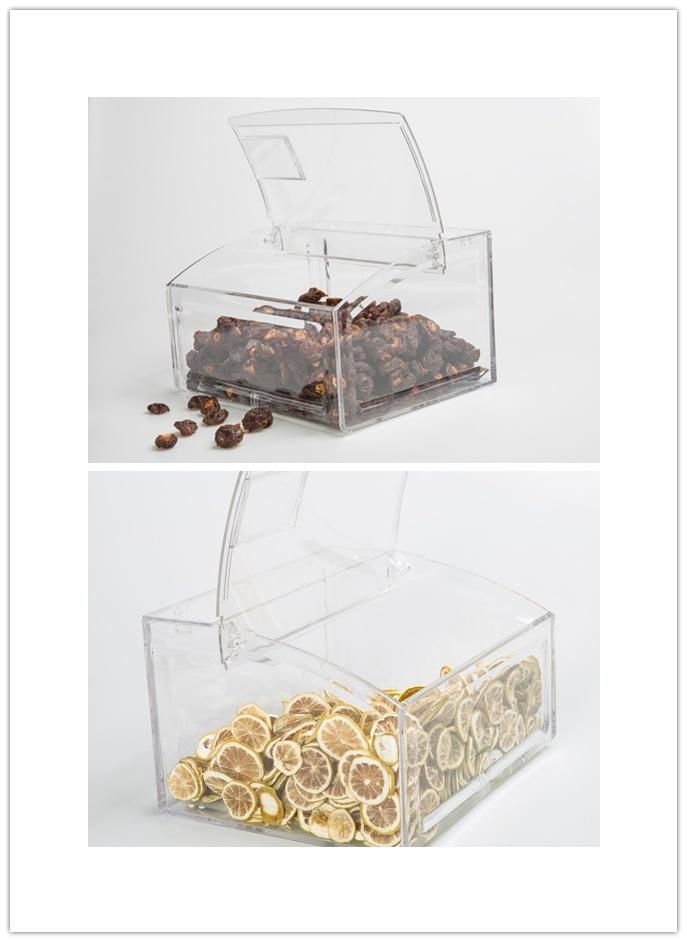 High Clear Plastic Bulk Candy Bin for Supermarket