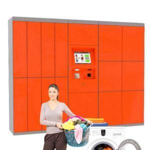 LCD Digital Signage Smart Laundry Cleaning Shop Laundry Locker
