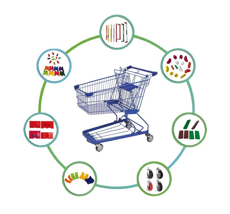 The Middle East Area Design Supermarket Shopping Trolleys