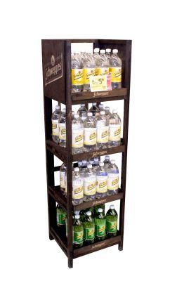 Wooden 4 Shelf Display Rack Stand