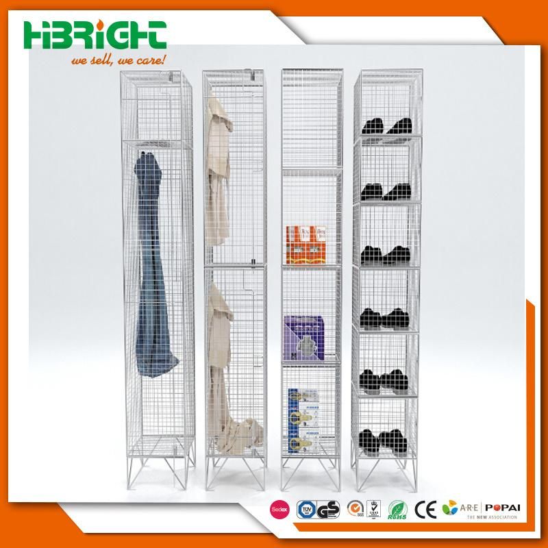 Steel Wire Mesh Wardrobe Lockers