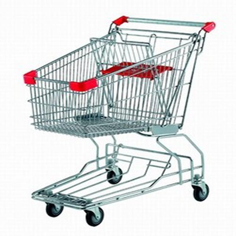 Best Price Supermarket Wheeling Shopping Trolley