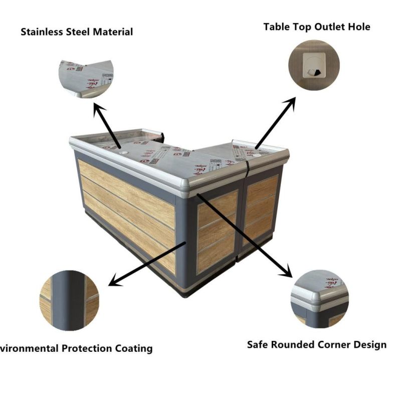 Retail Store Supermarket Checkout Counter Cashier Desks