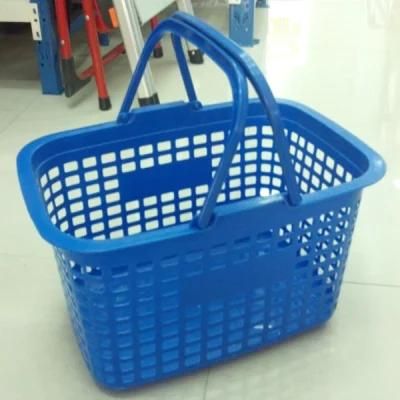 Hot Selling Supermarket Plastic Hand Shopping Basket (YD-Z3)