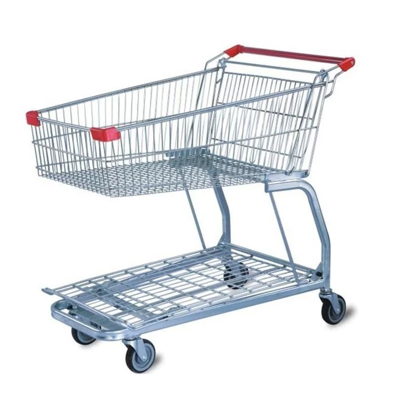 2021 Hot Sale Folding Used Shopping Trolley Cart Portable Folding Shopping Cart