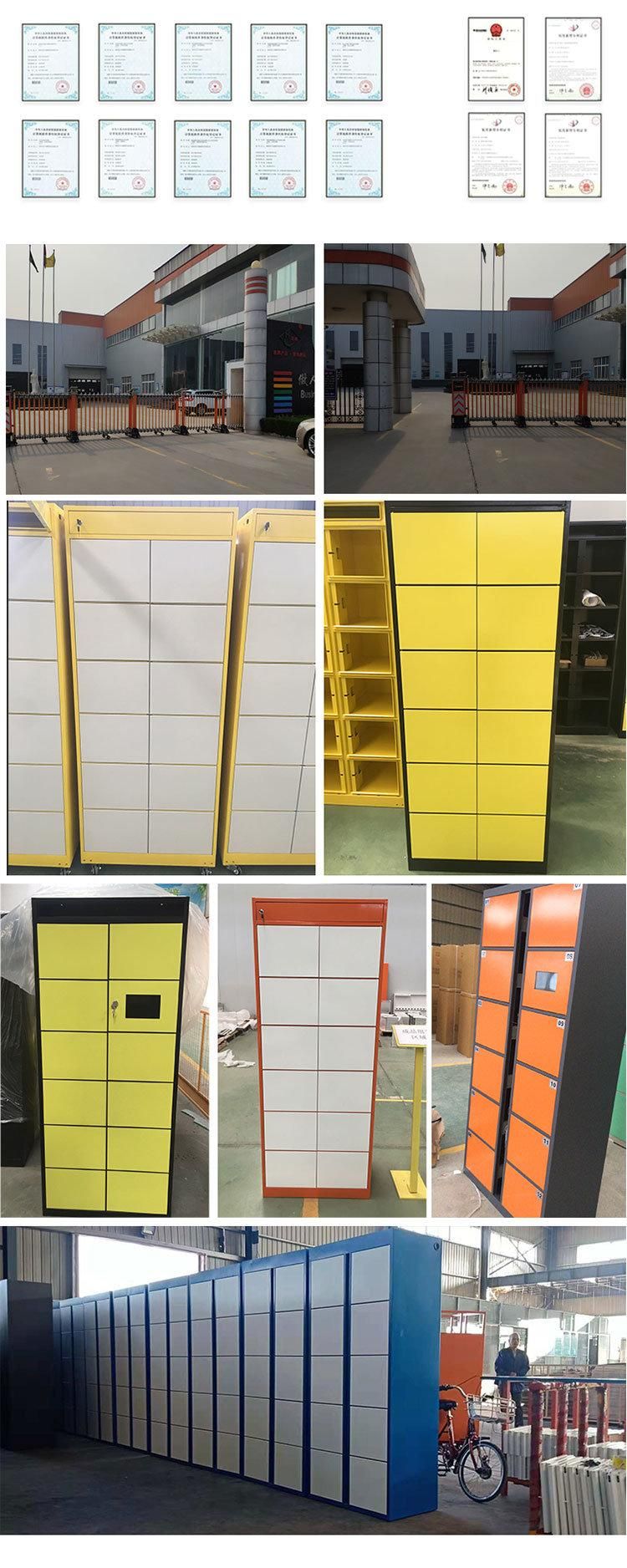 Outdoor Locker Storage Fingerprint Lockers Face Recognize Locker