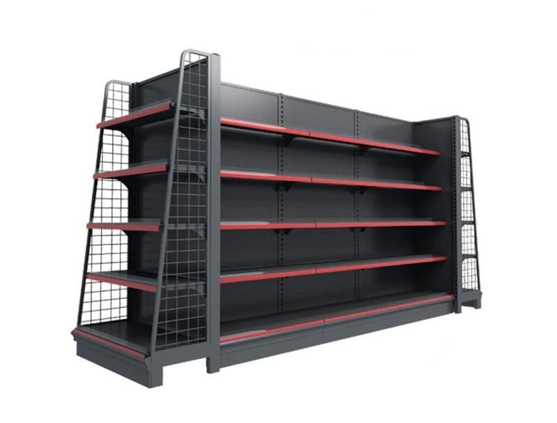Snack Shelf Multi-Layer Double-Sided Display Rack Supermarket Shelf