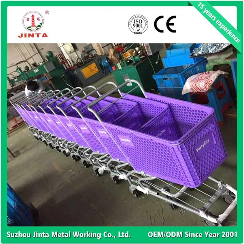 Aisan Style Steel and Plastic Shopping Trolley