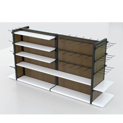 Miniso Style Well Design Display Wood Racks Wall Shelf