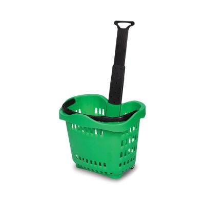 Plastic Hand Shopping Basket with Available Color
