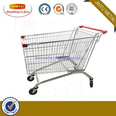 60L-240L Durable Euro Style Heavy Duty Supermarket Shopping Cart Shopping Trolley/Supermarket Cart