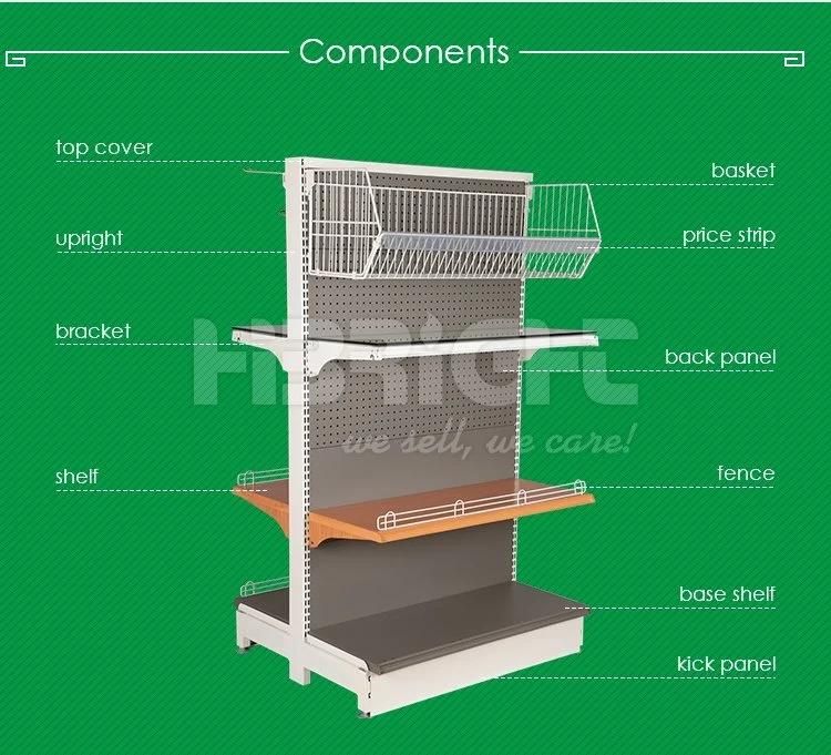 Supermarket Iron Display Shelf Design Super Shop Rack