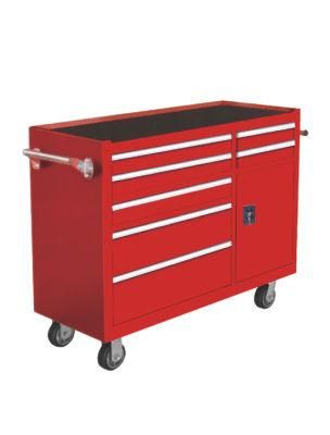 Motor Repair Tools Multifunctional Movable Cart 2 Drawers Metal Tool Cart