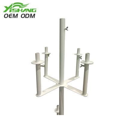 Customized Two-Layer Metal Floor Wig Display Stand
