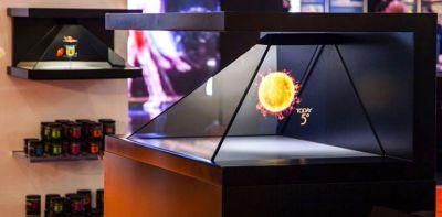 270 Degree 3D Hologram Pyramid Display Showcase for Advertising