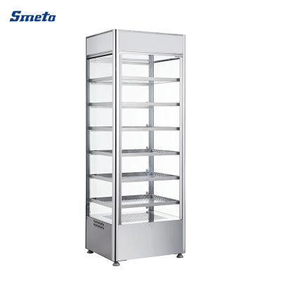 82 Inches High Pizza Warmer Hot Food Display Cabinets Showcase