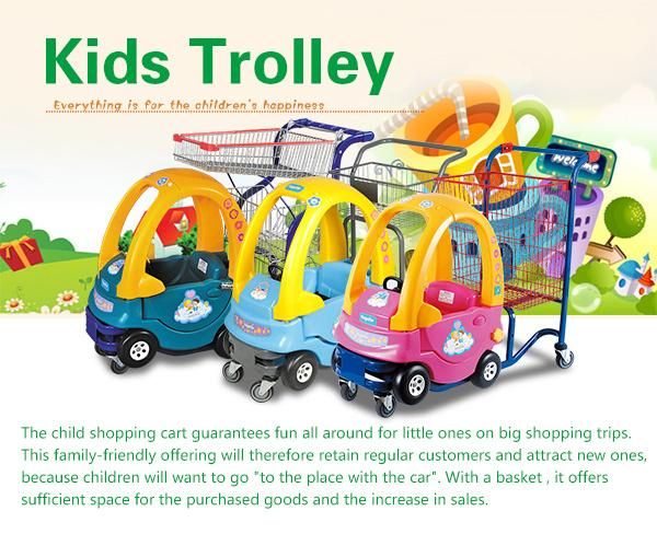 Powder Coating Children Use Kid Shopping Trolley Cart